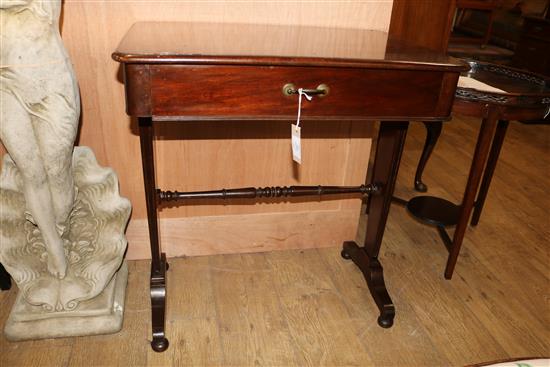 Royal Interest, A George IV mahogany sidetable stamped Windsor Room 151 W.71cm